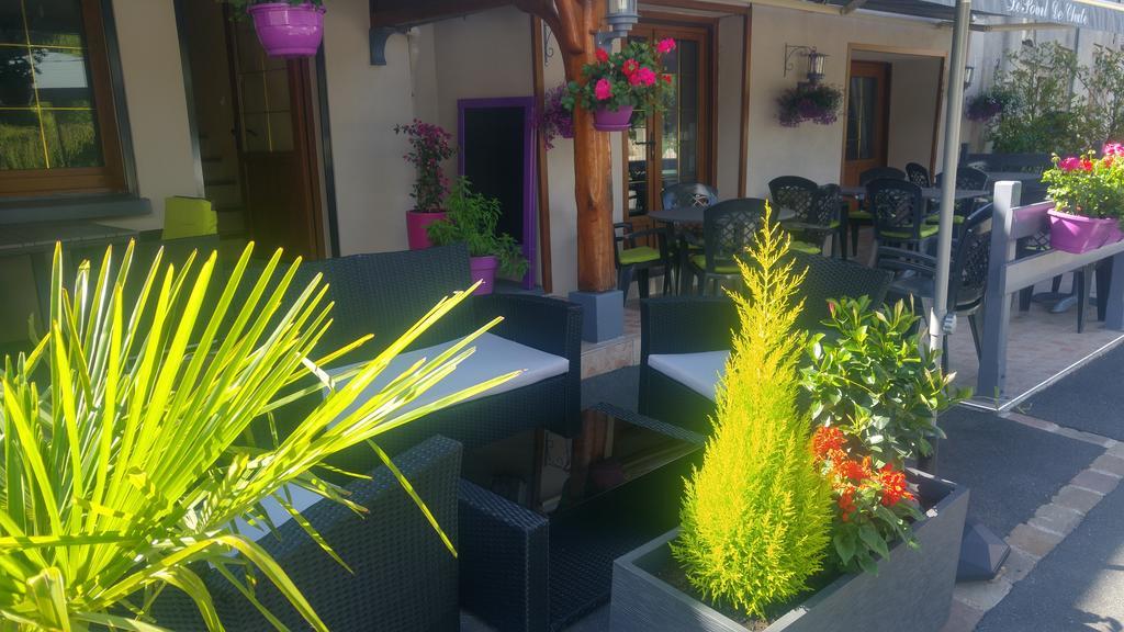 Hotel Le Point De Chute Tournavaux Exterior foto